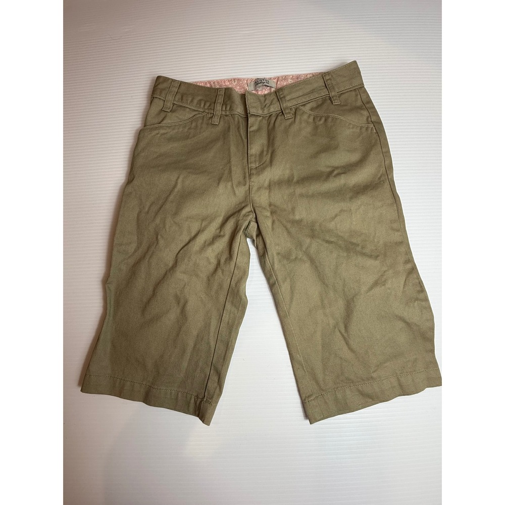 Austin Clothing Co. Girls Khaki Capri Pants‎ Size 3/4 Cotton Blend